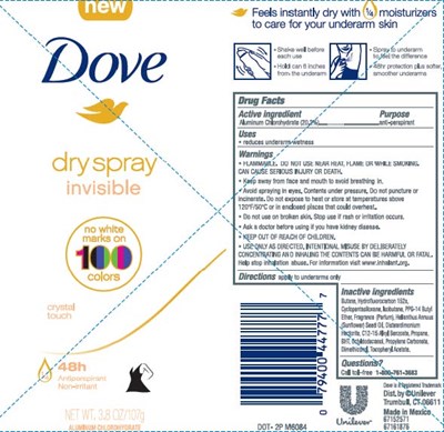 Dovecrystaltouchdrysprayap (67186094 Label)